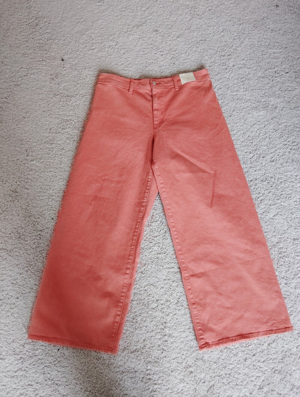 Universal Thread Wide-Leg Jeans in Coral Pink